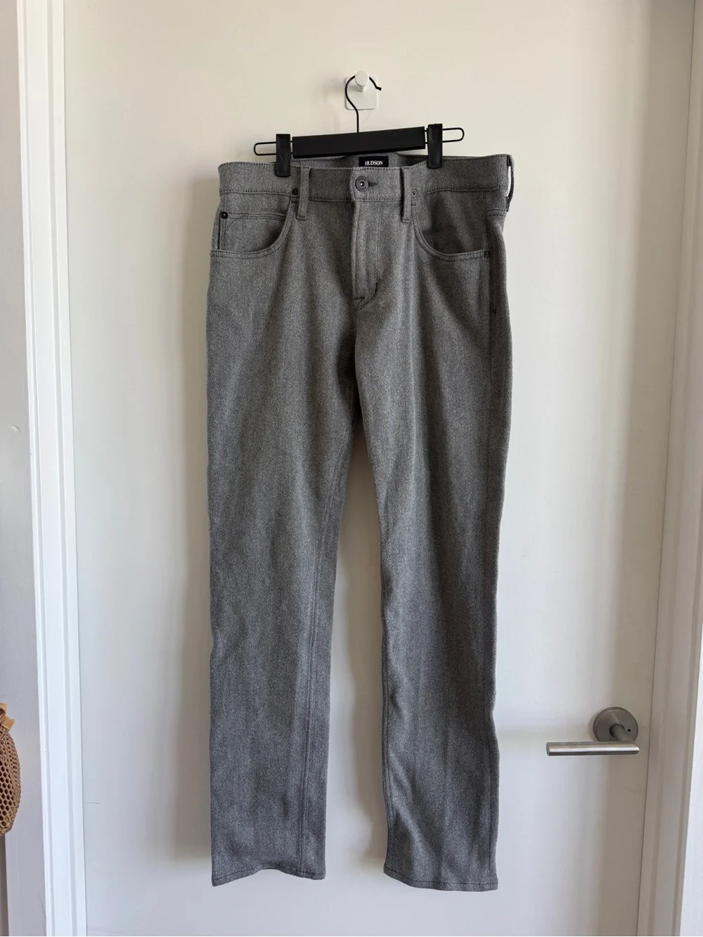 Men's Hudson Gray Jeans - Classic Straight Fit
